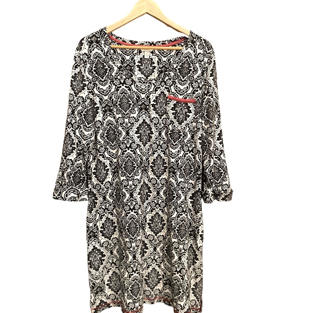 Soma Short Damask Patterned Nightgown